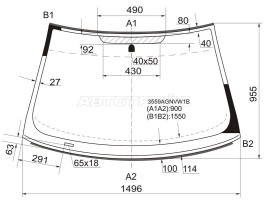 Лобовое стекло на Ford Mondeo II (MK3) в Уфе с установкой