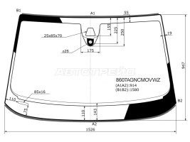 Лобовое стекло на Audi A8 2011- с камерой в Уфе с установкой