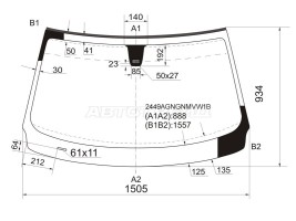 Лобовое стекло на BMW X3 (E83) в Уфе с установкой
