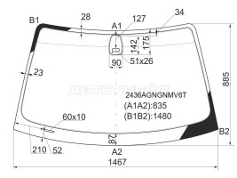 Лобовое стекло на BMW 3 series (E46) 4D/5D в Уфе с установкой