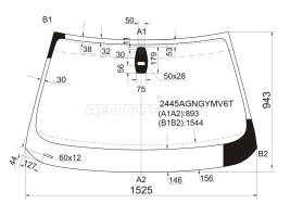 Лобовое стекло на BMW 5 series (E60) в Уфе с установкой