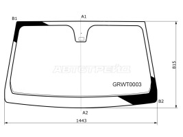 Лобовое стекло на Great Wall Hover / Isuzu Axiom (01-04) в Уфе с установкой