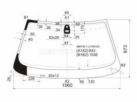 Лобовое стекло на BMW 7 series (E38) в Уфе с установкой