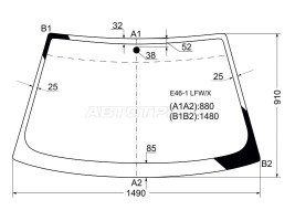 Лобовое стекло на BMW 3 series (E46) 2D CPE в Уфе с установкой