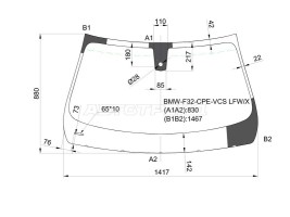 Лобовое стекло на BMW 4 series (F32/F36) в Уфе с установкой