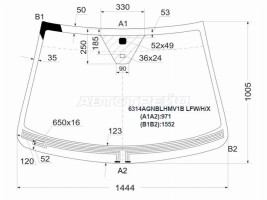 Лобовое стекло на Chevrolet Captiva (обогрев щеток) в Уфе с установкой