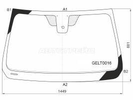 Лобовое стекло на Geely Atlas в Уфе с установкой